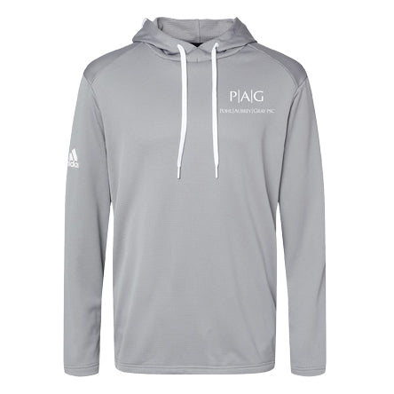 Adidas - Textured Mixed Media Hooded Sweatshirt