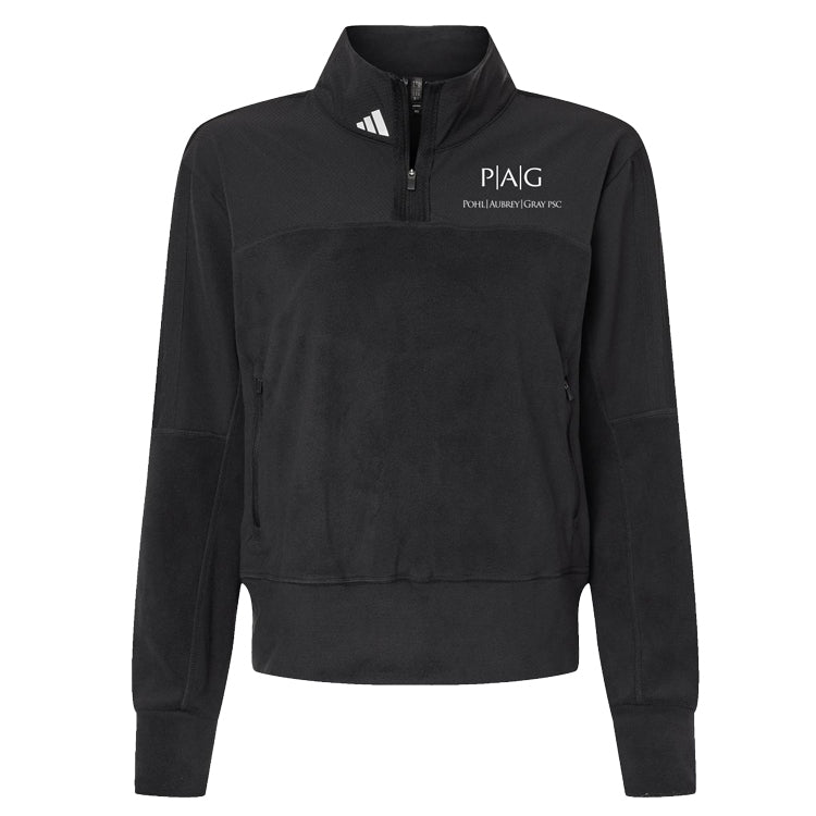 Adidas Women's Fleece Quarter-Zip Pullover