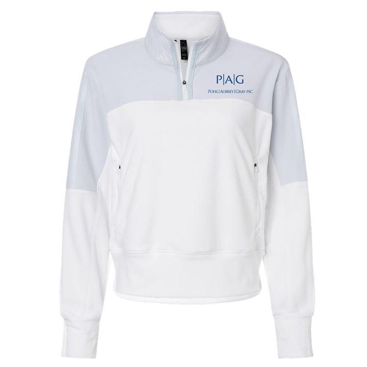Adidas Women's Fleece Quarter-Zip Pullover