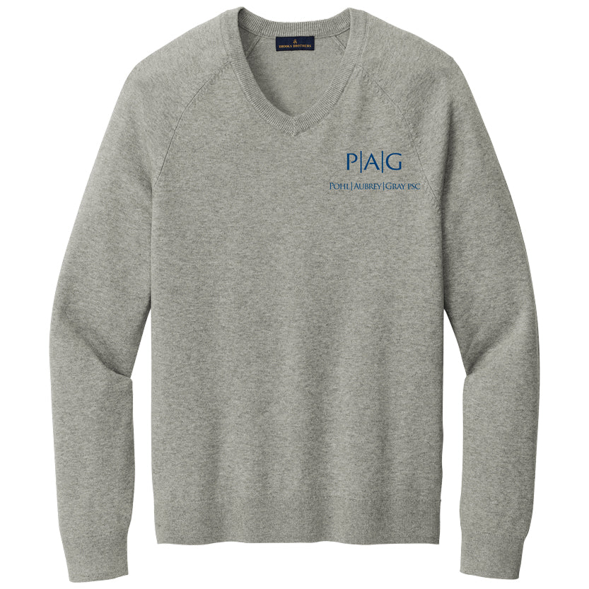 Brooks Brothers® Cotton Stretch V-Neck Sweater