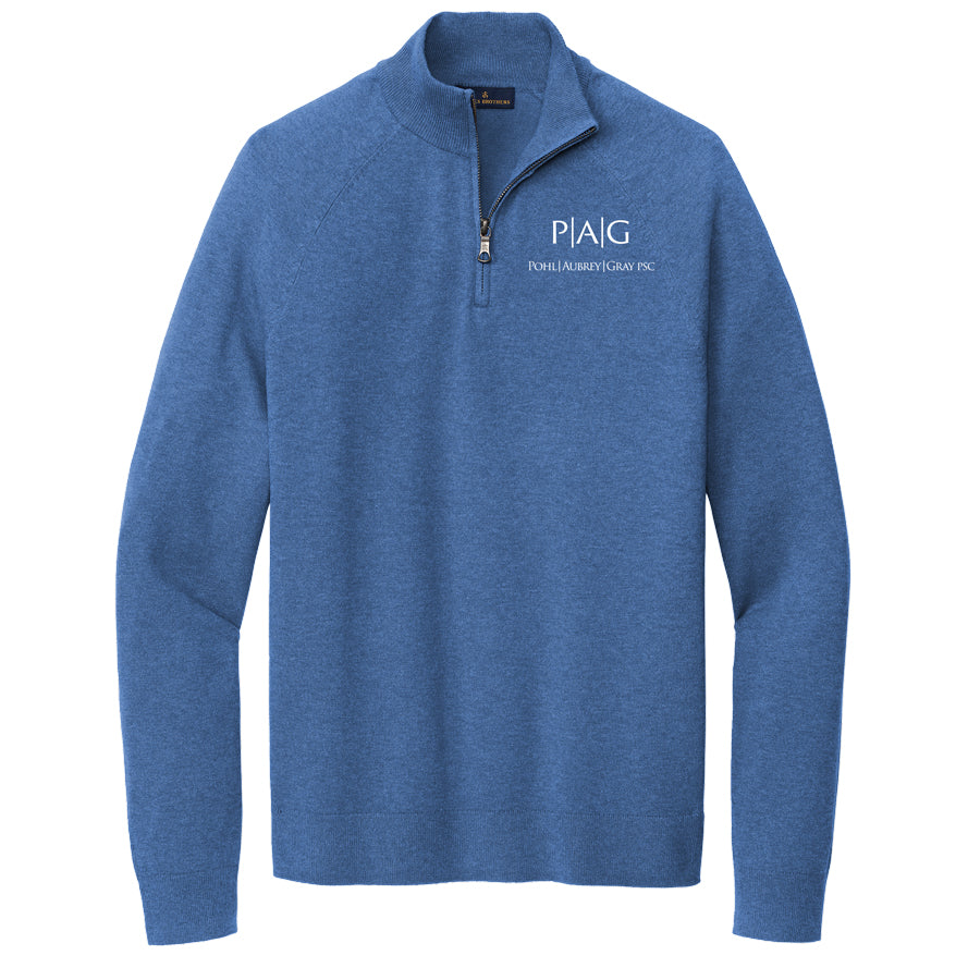 Brooks Brothers® Cotton Stretch 1/4-Zip Sweater