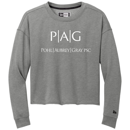 New Era® Ladies Tri-Blend Fleece Crop Crew