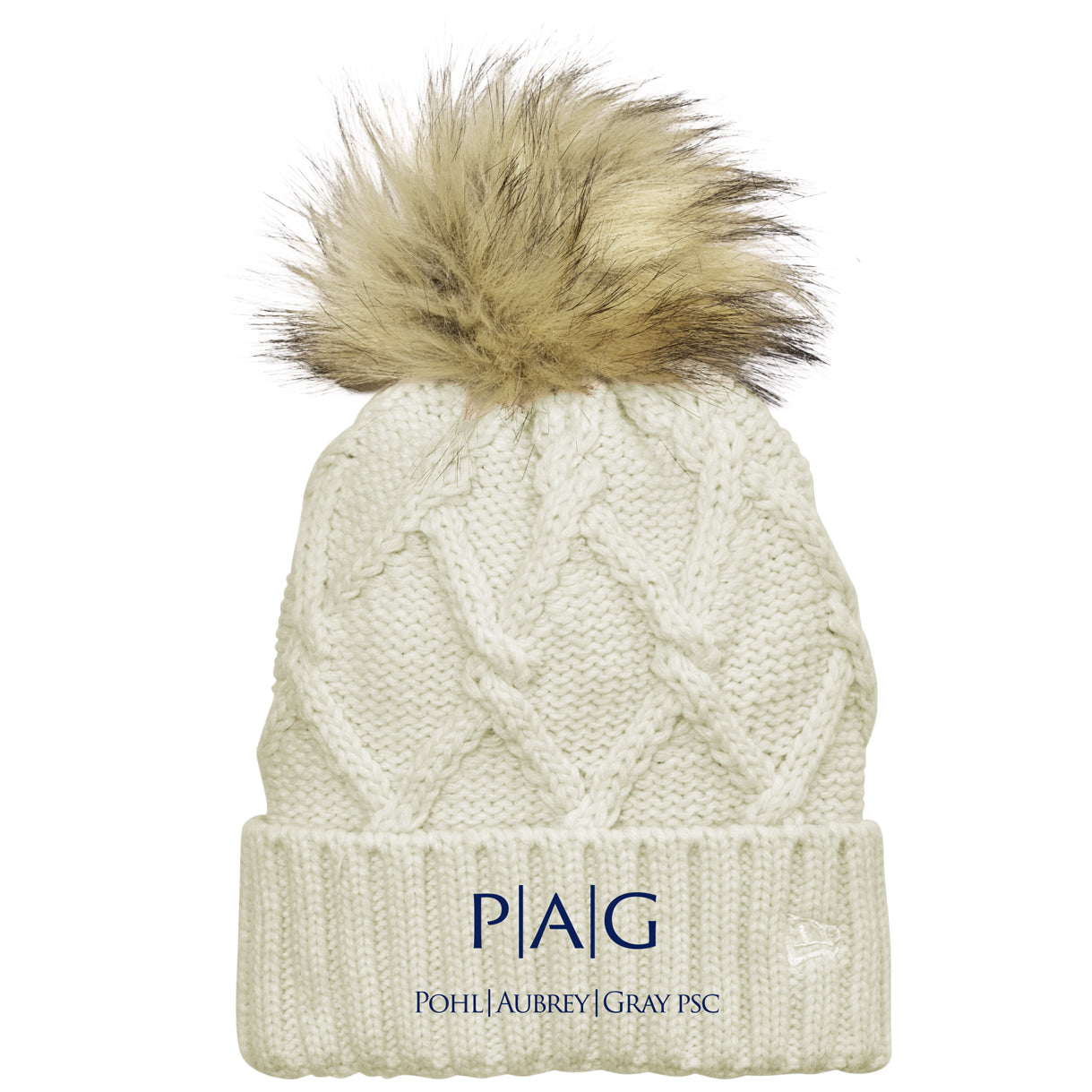 New Era Faux Fur Pom Beanie