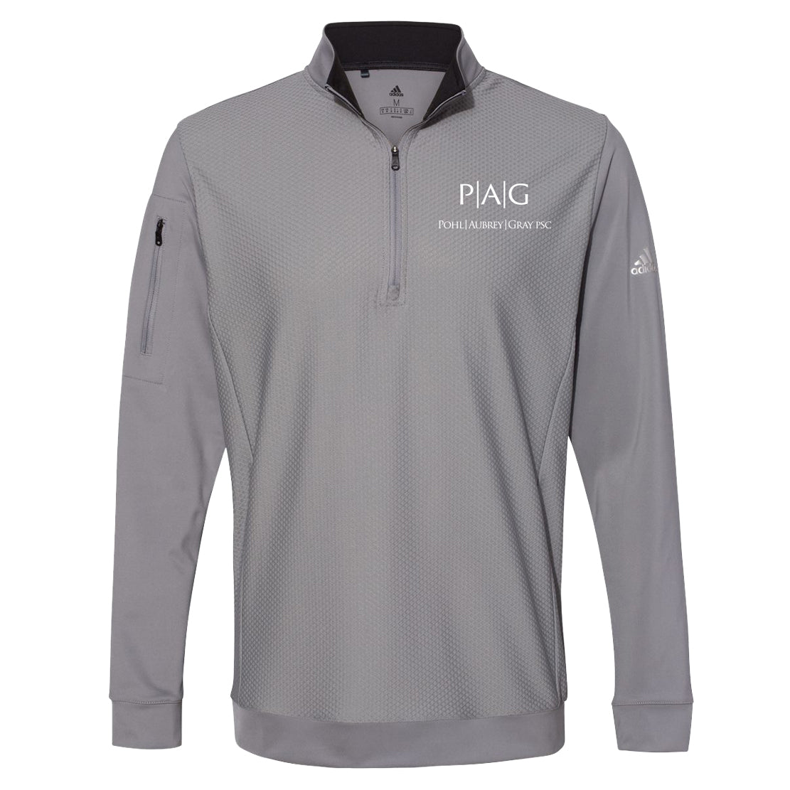 Adidas Performance Textured Quarter-Zip Pullover