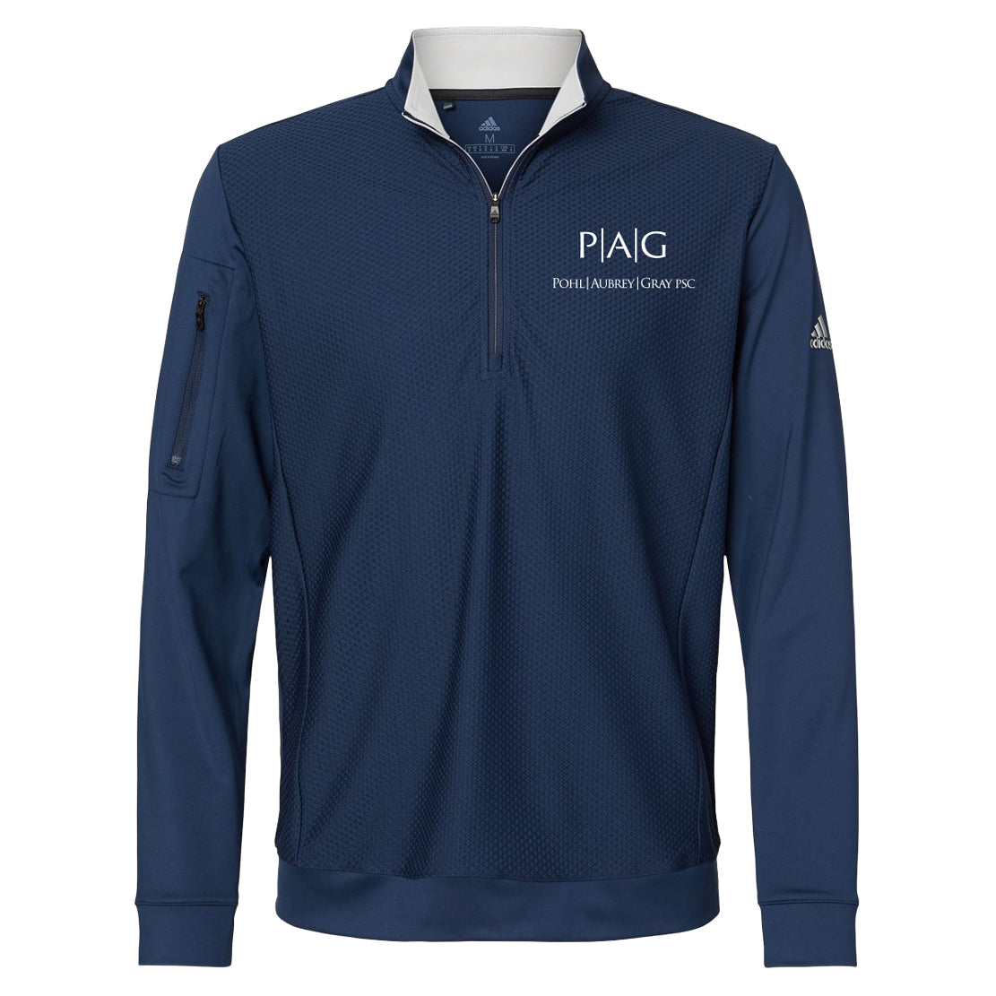 Adidas Performance Textured Quarter-Zip Pullover