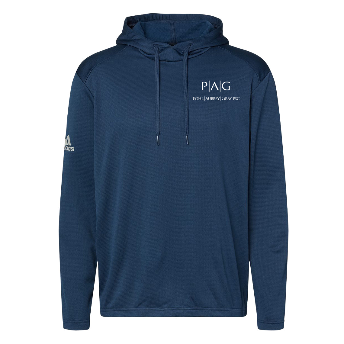 Adidas - Textured Mixed Media Hooded Sweatshirt